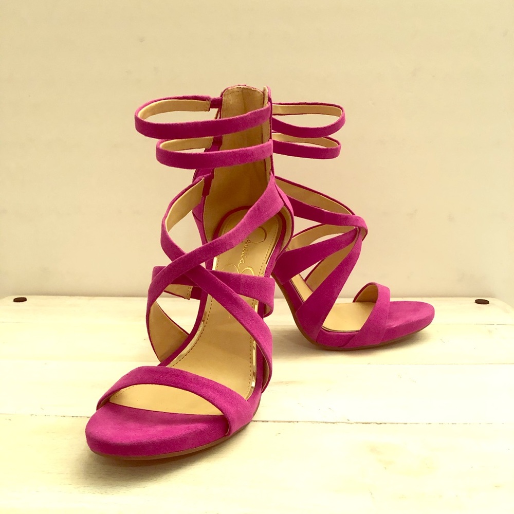 Jessica Simpson Rayomi Sz 6 SexyStrappy Heel NWOT